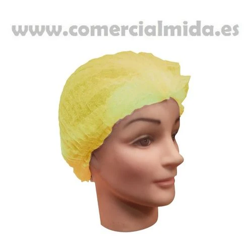 100 Gorros Desechables MAX GLOVES de Polipropileno Plegado Acordeón Ø 21" - Imagen 7