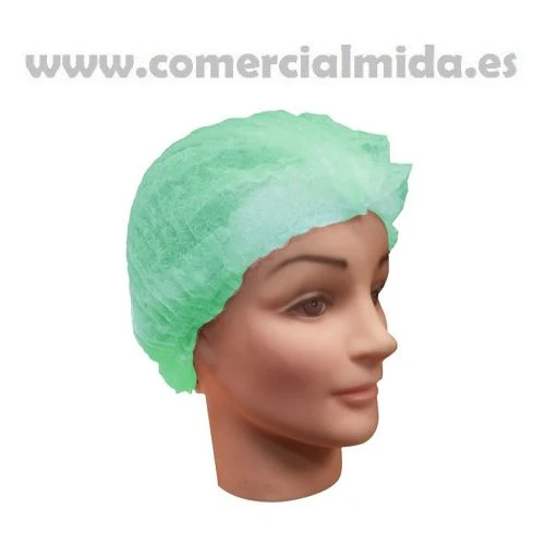 100 Gorros Desechables MAX GLOVES de Polipropileno Plegado Acordeón Ø 21" - Imagen 5