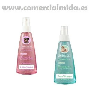 Colonia SANDIMAS 150ml fragancia CHUCHE o FRESCA para perros