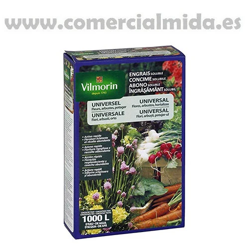 Abono soluble VILMORIN 800g universal para flores, arbustos y hortalizas - Imagen 2