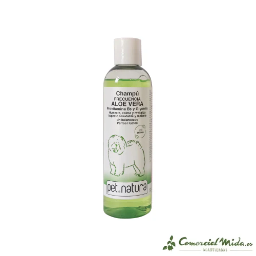 Champú con Aloe Vera PETNATURA Frecuencia para Uso Frecuente - Imagen 2