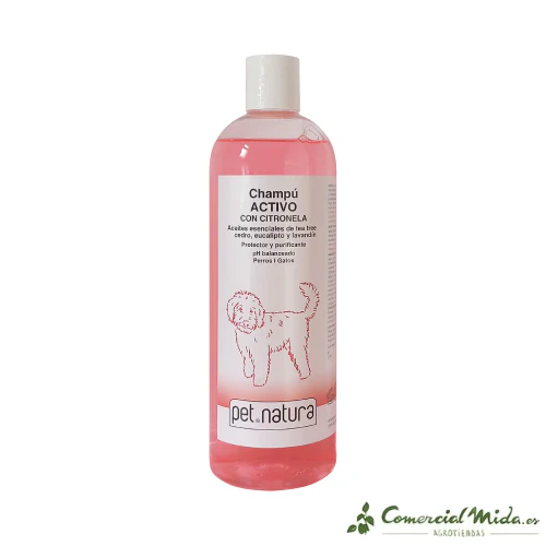 Champú Activo Repelente PETNATURA para Perros y Gatos - Imagen 3