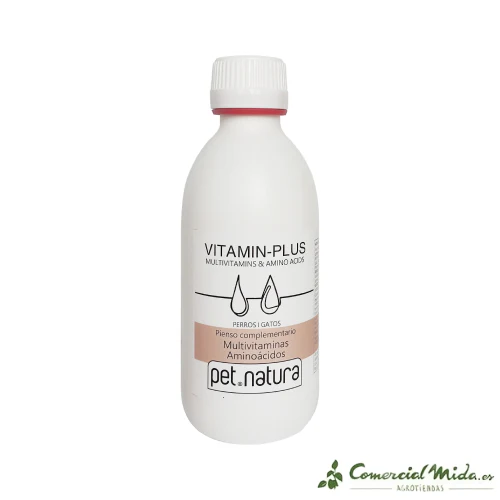 Suplemento Alimenticio PETNATURA Vitamin Plus Líquido Perros y Gatos - Imagen 3