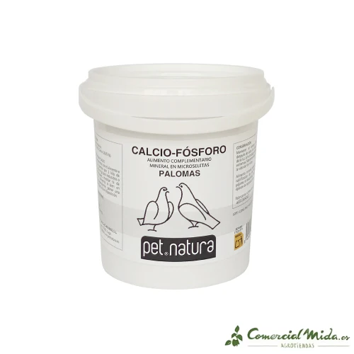 Complemento Alimenticio PETNATURA Calcio-Fósforo para Palomas - Imagen 3
