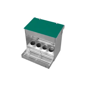 Tolva de 4 Comederos para Canarios y Pájaros en Voladeros GÓMEZ Y CRESPO