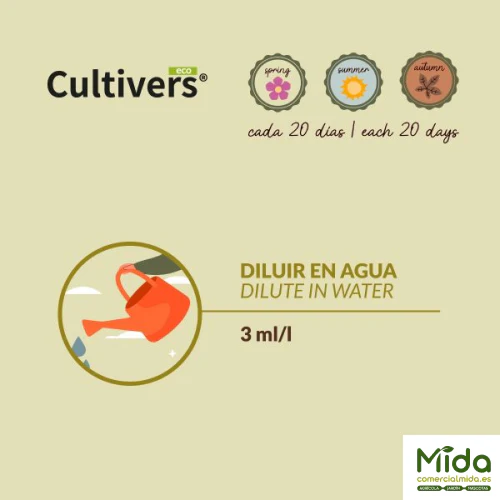 CULTIVERS Abono Hortensias Líquido Ecológico - Imagen 7