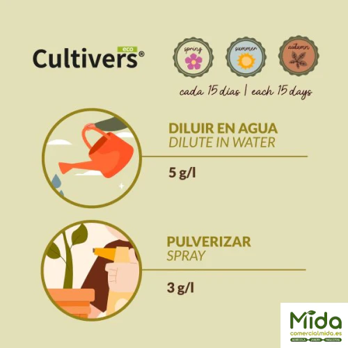 CULTIVERS Calcio Tomates y Pimientos Ecológico - Imagen 5