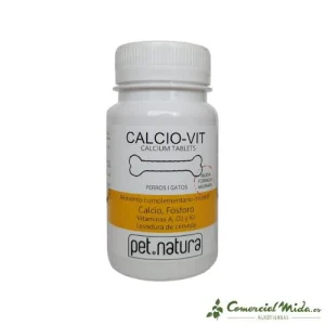 Calcio Vitaminado PETNATURA Comprimidos para Perros y Gatos