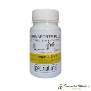 DERMAFORTE PLUS PETNATURA Suplemento Vitamínico para Perros y Gatos