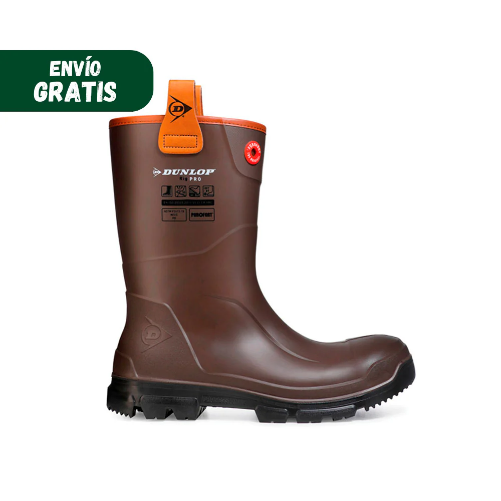 Dunlop Botas Media Caña Purofort RigPRO Dark Brown (LJ0HX42) - Imagen 3