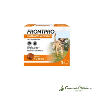 FRONTPRO 28 MG Comprimidos Masticables Antiparasitarios Perros 4-10 KG