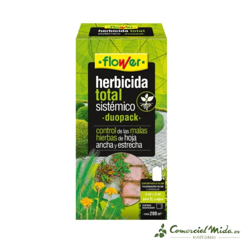 FLOWER Herbicida Total Sistémico Duopack 25ml + 25ml - Imagen 2
