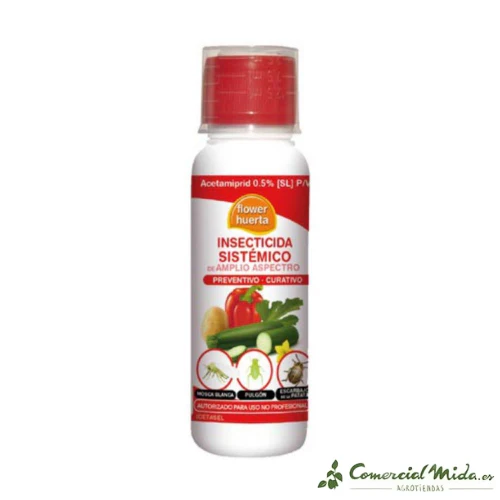 FLOWER HUERTA Insecticida Sistémico de Amplio Espectro Acetamiprid - Imagen 5