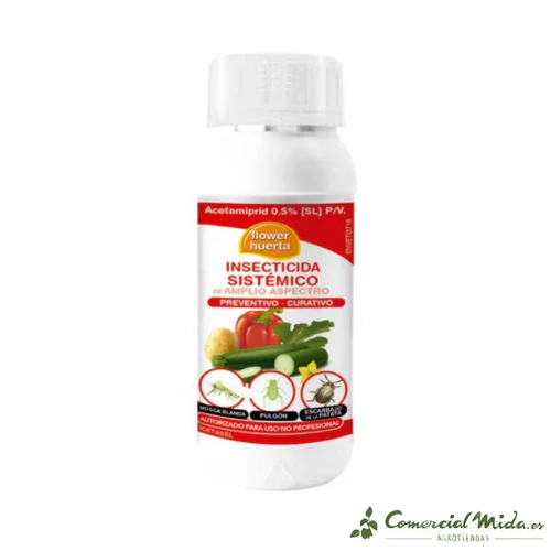 FLOWER HUERTA Insecticida Sistémico de Amplio Espectro Acetamiprid