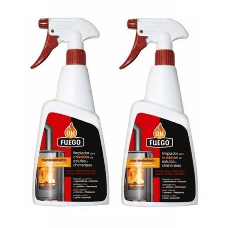 Limpiador OK FUEGO 500 ml para cristales de estufas - Imagen 3