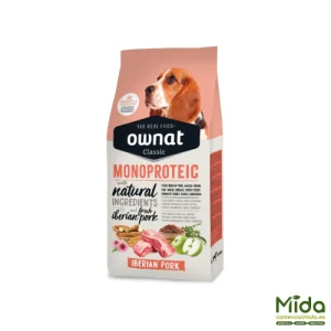 Pienso OWNAT Classic Monoproteico Cerdo Ibérico para Perros