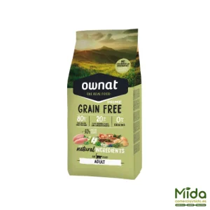 Pienso OWNAT Grain Free Prime Adult Pollo & Pavo para Gatos