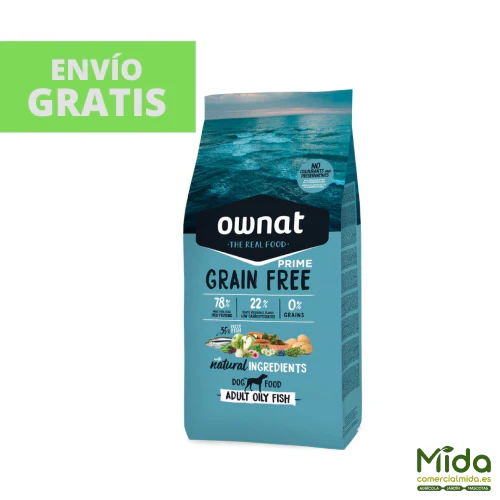 Pienso OWNAT Grain Free Prime Adult Oily Fish para Perros - Imagen 3