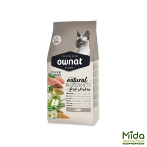 Pienso OWNAT Classic Cat Light para Gatos con Sobrepeso