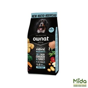 Pienso OWNAT Ultra Maxi Adult para Perros Adultos Razas Grandes