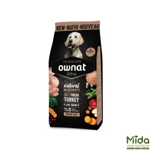 Pienso OWNAT Ultra Medium Light para Perros con Sobrepeso