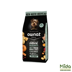 Pienso OWNAT Ultra Mini Junior para Cachorros Pequeños