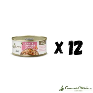 APPLAWS DOG LATA TOPPER Pollo Jamón Verduras en Caldo Pack 12X156gr