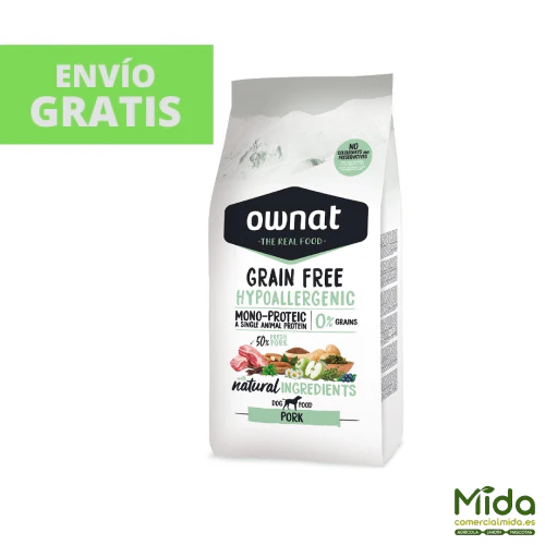 Pienso OWNAT Grain Free Hypo Pork para Perros - Imagen 4