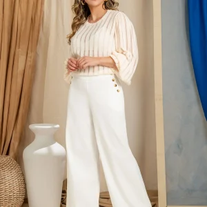 Buzo manga larga texturizado