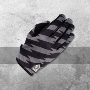 Guantes Stealth – Estrellas y Pernos – Gris/Negro