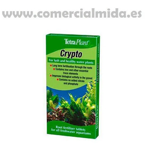 Fertilizante en tabletas TETRA CRYPTO para raíces de plantas de acuario (10 Uds) - Imagen 2