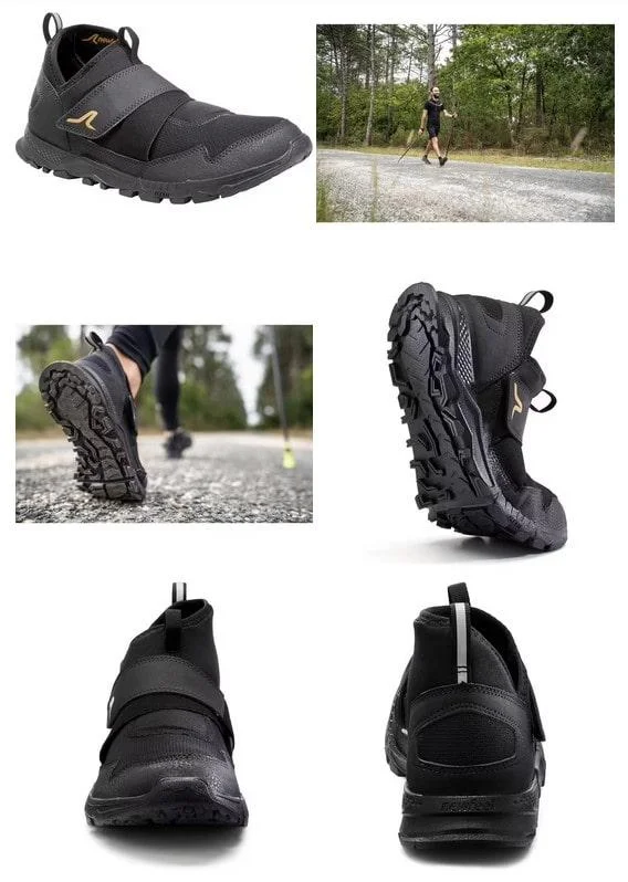 Zapatillas Marcha Nórdica NW 100 Negro Transpirables