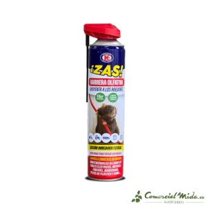 Zas Barrera Olfativa en Aerosol Repelente para Roedores 600ml