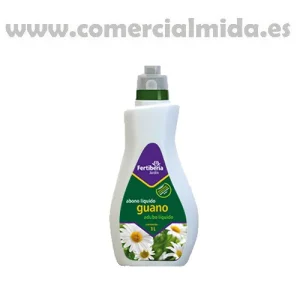 Abono líquido FERTIBERIA GUANO 1L potenciador de la fertilidad del suelo
