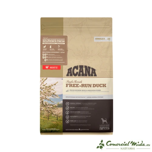 ACANA CANINE ADULT FREE RUN PATO - Imagen 2