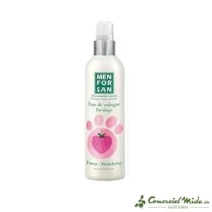 Agua de colonia MENFORSAN 125ml fragancia FRESA para perros