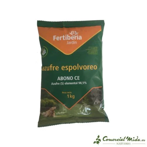 Azufre Espolvoreo FERTIBERIA Abono Plantas - Imagen 2
