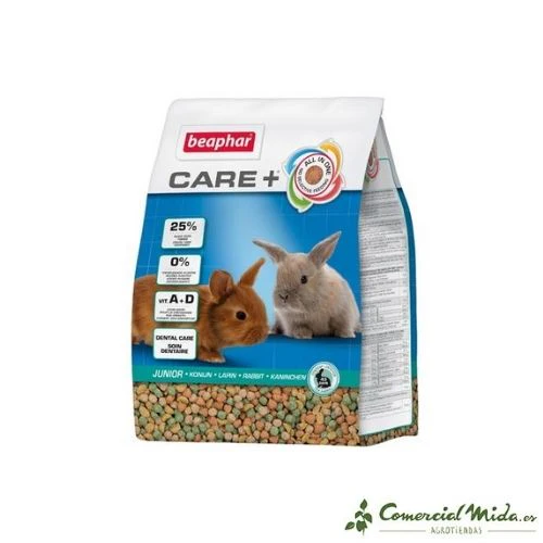 Alimento BEAPHAR Care + para Conejo Junior 1,5 Kg - Imagen 2