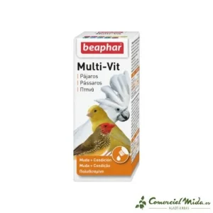 Suplemento Alimenticio BEAPHAR Multi Vitaminas 20 ml para Aves