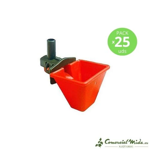 Bebedero Cazoleta para Gallinas y Aves Agua Nivel Constante - Imagen 3