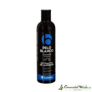 Bubbles Champú Pelo Blanco Perros y Gatos