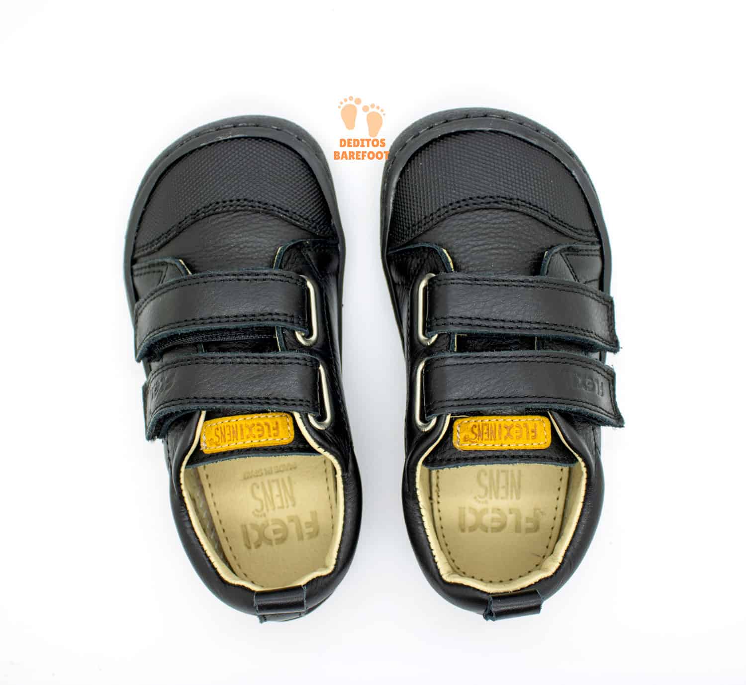 Calzado Respetuoso FlexiNens Piel Negro Refuerzo 9000-R - Imagen 6