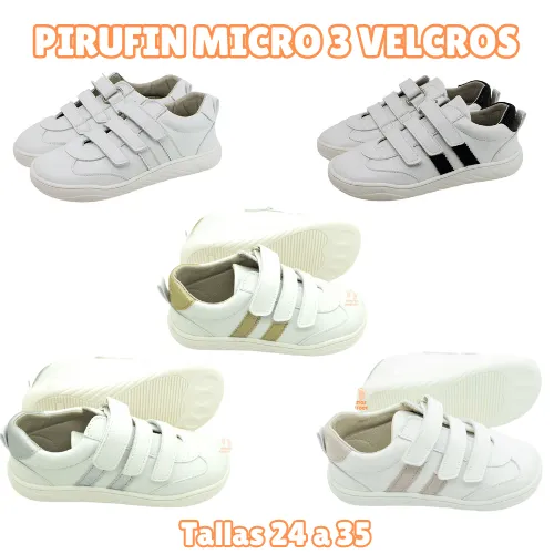 Deportivas Respetuosas Pirufin Micro 3 Velcros