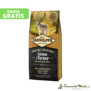 CARNILOVE CANINE ADULT LARGE SALMON PAVO