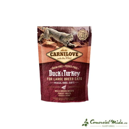 Carnilove Feline Adult Large Pato y Pavo