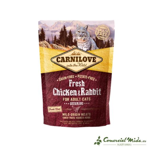 Carnilove Feline Adult Fresh Pollo Conejo - Imagen 2