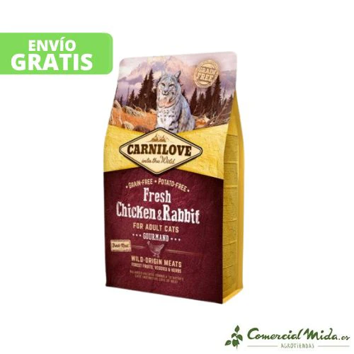 Carnilove Feline Adult Fresh Pollo Conejo - Imagen 3