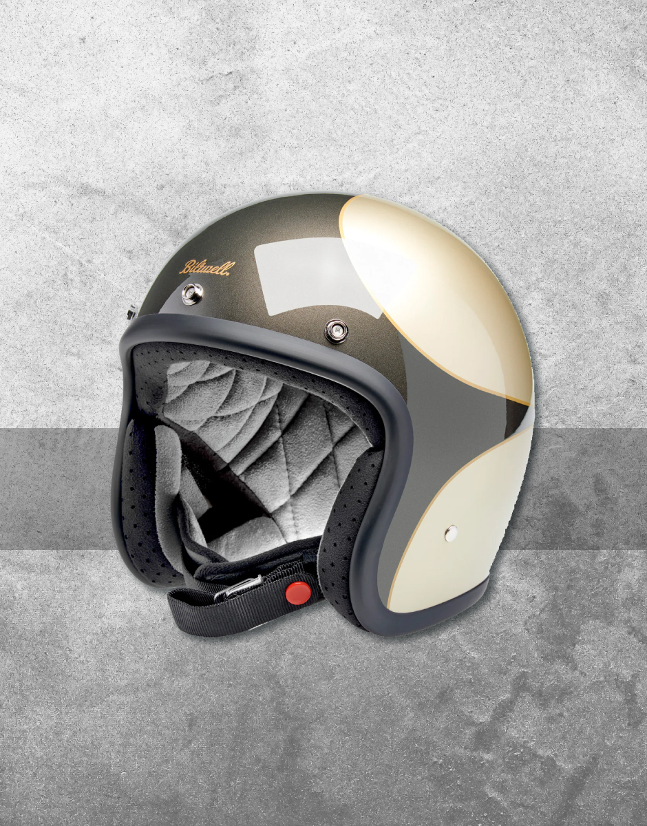 Casco Bonanza – Carbón y Champaña Metálico