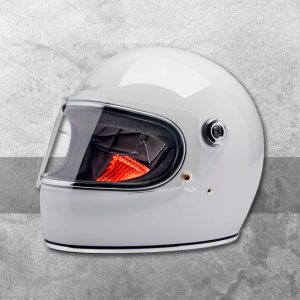 Casco Gringo S – Blanco Brillante