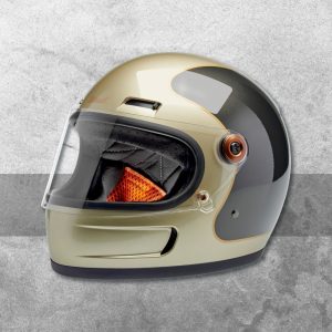 Casco Gringo SV – Champaña y Carbón Brillante